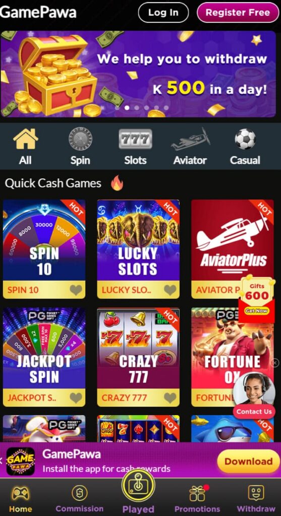 Gamepawa Mobile